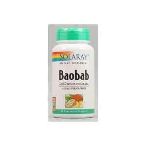 Solaray   Baobab 450 mg.   60 Vegetarian Capsules Health 