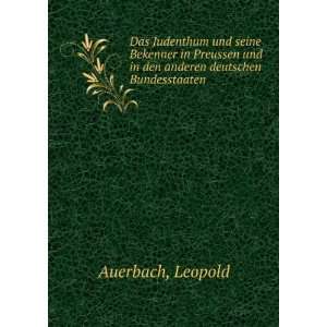   und in den anderen deutschen Bundesstaaten Leopold Auerbach Books