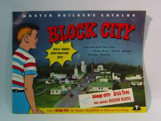 Vintage Block City Scale Models Tri State Toys 8pg Catalog  