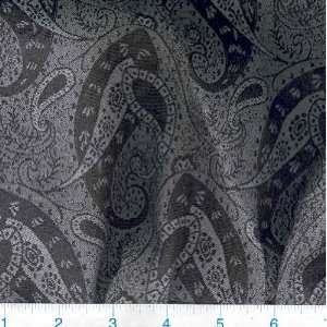  58 Wide Jacquard Persia Black Fabric By The Yard: Arts 