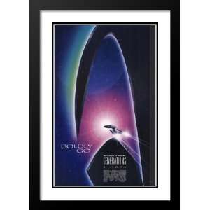 Star Trek: Generations 20x26 Framed and Double Matted Movie Poster   B 