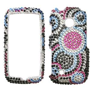 Bubble Crystal Diamond BLING Hard Case Phone Cover for MetroPCS LG 