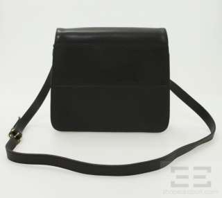 Coach Black Leather Classic Tribeca Flap Crossbody Bag NEW  