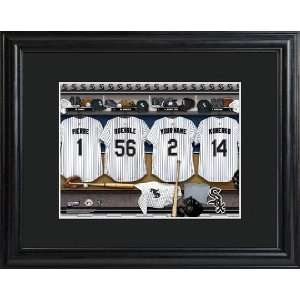 Chicago White Sox Personalized Clubhouse Print with Frame 