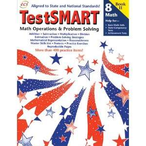   ECS LEARNING SYSTEMS TESTSMART PRACTICE BOOKS MATH 