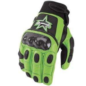  Icon Merc Short Gloves   X Large/Green: Automotive