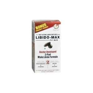 LIBIDO MAX (2 Part Male Libido Formula) 75 Fast Acting Liquid Soft 