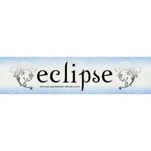   Bumper Sticker   Eclipse, New Moon Twilight Bumper Sticker   Decal
