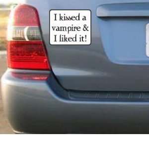  I KISSED A VAMPIRE   Twilight New Moon   Sticker Decal 