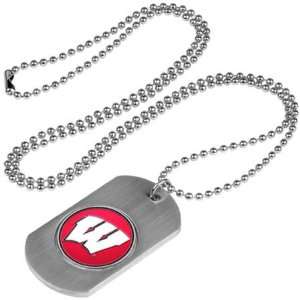  Wisconsin Badgers NCAA Dog Tag: Sports & Outdoors