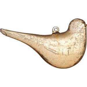    Gold Mercury Glass Bird Ornament (dove design): Home & Kitchen