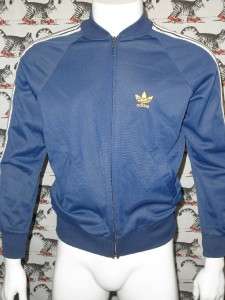 Vintage Made In France Adidas Ventex Blue Track Jacket  
