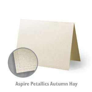 ASPIRE Petallics Autumn Hay Folded Plain Card   400/Carton 