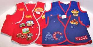 AWANA Clubs Cubbies Sparks 4 Uniform Vest & Patches & Pins  