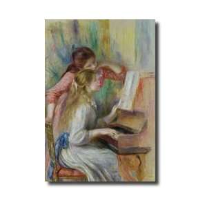  Young Girls At The Piano C1890 Giclee Print