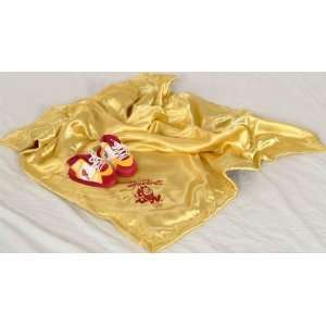 Arizona State Sun Devils Baby Slippers & Blanket Set