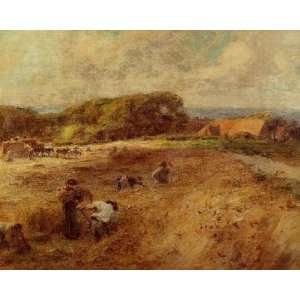   near the Farm of Sambre, By Lhermitte Leon Augustin