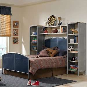 Universal Bedroom Set With Wall   Twin Bed, Nightstand, Chest, Dresser 