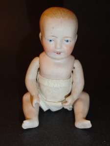 ANTIQUE GERMAN BISQUE CHARACTER BABY DOLL MINIATURE P 2/2 MARK 5.1/4 