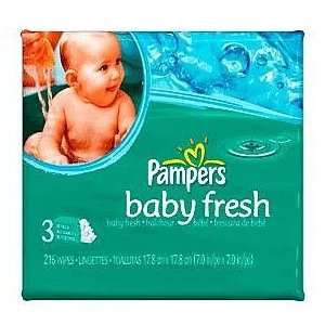  Pampers Baby Wipes Refl Fresh Size: 216: Baby