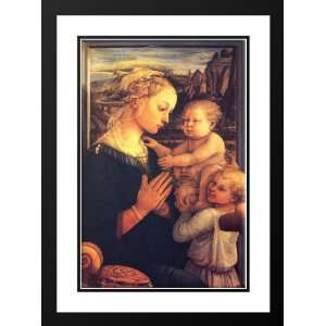 Lippi, Filippino 28x38 Framed and Double Matted Virgin 