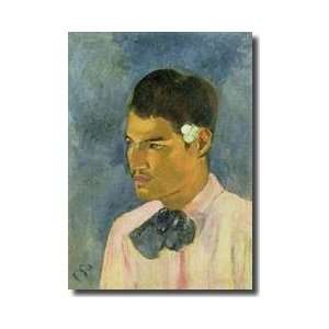   Man With A Flower Behind His Ear 1891 Giclee Print