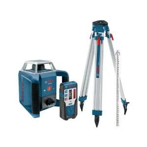 Bosch GRL400HCK Exterior Self Leveling Rotary Laser Complete Kit with 