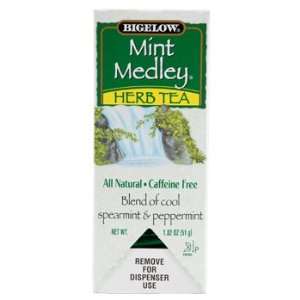  Bigelows Mint Medley Herbal Caffeine Free Tea 28ct 