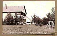 Grey Eagle Minnesota 1940 RPPC Big Birch Lake Resort MN  