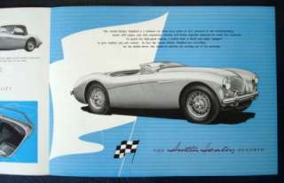 AUSTIN HEALEY 100 CAR SALES BROCHURE 1950S (USA).  