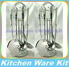 Chefs 6pc Stainless Steel Kitchen Utensil Cookware Set Ladle Spoon 