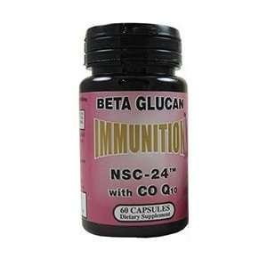  NSC 24 BETA GLUCAN WITH CO Q10, 60 Capsules: Health 