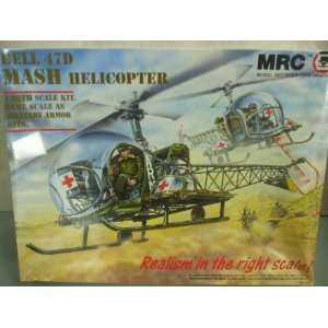  Bell 47D MASH Helicopter Model Kit Toys & Games