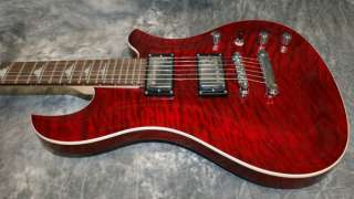   dragon blood bolt on neck mahogany body quilted maple top b c rich die
