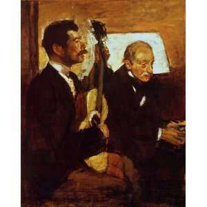   Father Listening to Lorenzo Pagans Edgar Degas H