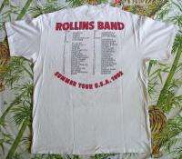 ROLLINS BAND Vintage Concert SHIRT 90s TOUR T RARE ORIGINAL 1992 