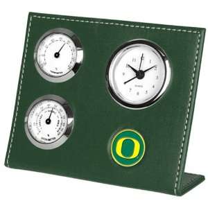  Oregon Ducks Green Weather Clock