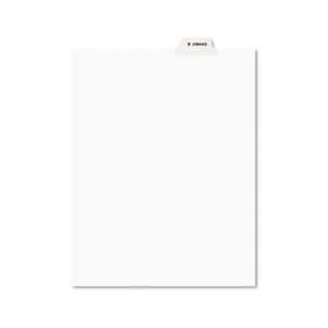   Exhibit Bin.  Bottom Tab  8 .50in.x11in.  25 PK  White