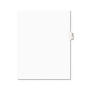   Side Tab Dividers, Exhibit D, Letter, White, 25/Pack