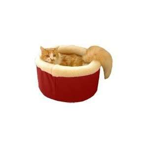   PET 025MAJ C R M Medium Pet Bed Cat Cuddler   Red: Kitchen & Dining