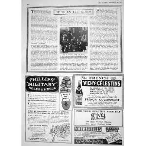 1916 Women Fire Fighters Londo Mental Hospital Advertisement Beechams 