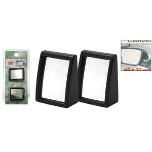   Amico Two Convex Wide Angle Blind Spot Car Mirrors Black: Automotive
