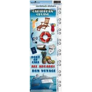 Caribbean Cruise Cardstock Stickers