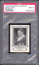 1926 Sports Company of America Waite Hoyt PSA 9 POP 1  