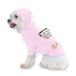   TIRED Hooded (Hoody) T Shirt with pocket for your Dog or Cat LARGE Lt