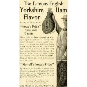   Hams Bacons Meat Cut Pork Butchers   Original Print Ad: Home & Kitchen