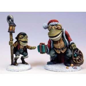    2009 Holiday Tribute   Santa Frog and Tadpole Timmy Toys & Games