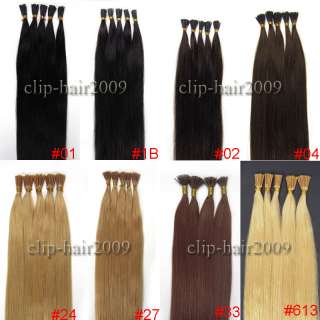 Human Hair Extensions Pre stick tips hair 100 s 0.5g /s