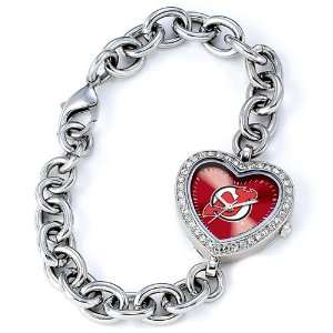  Ladies NHL New Jersey Devils Heart Watch: Jewelry
