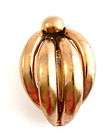 Vintage 1930s 40s Art Retro Moderne Brass DRESS CLIP